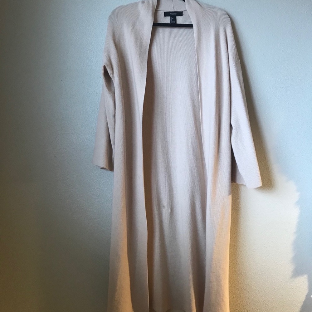 Forever21 beige cardigan